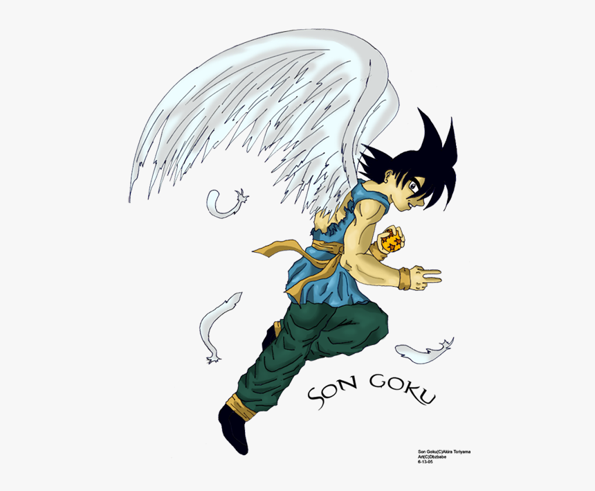 Angel Son Goku - Goku Angel Png, Transparent Png, Free Download