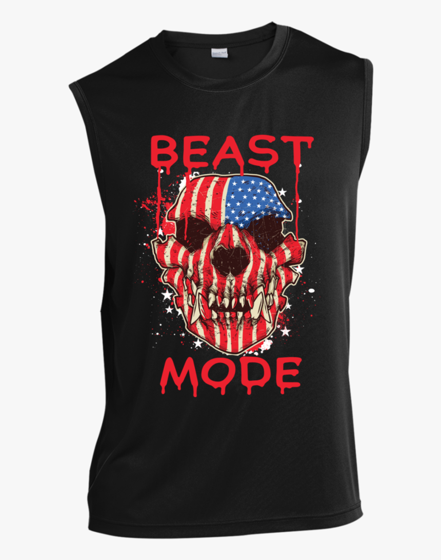 American Beast Mode Sport Tek T Shirt , Png Download - Vest, Transparent Png, Free Download