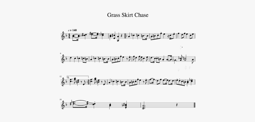 Naruto Theme Trumpet Sheet Music, HD Png Download, Free Download