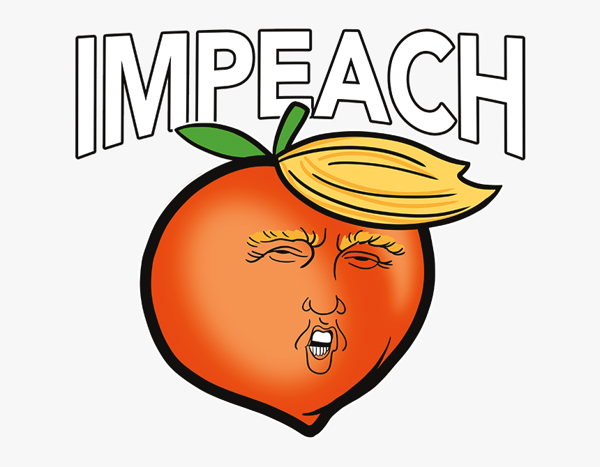 Peach With Trump Hair, HD Png Download, Free Download