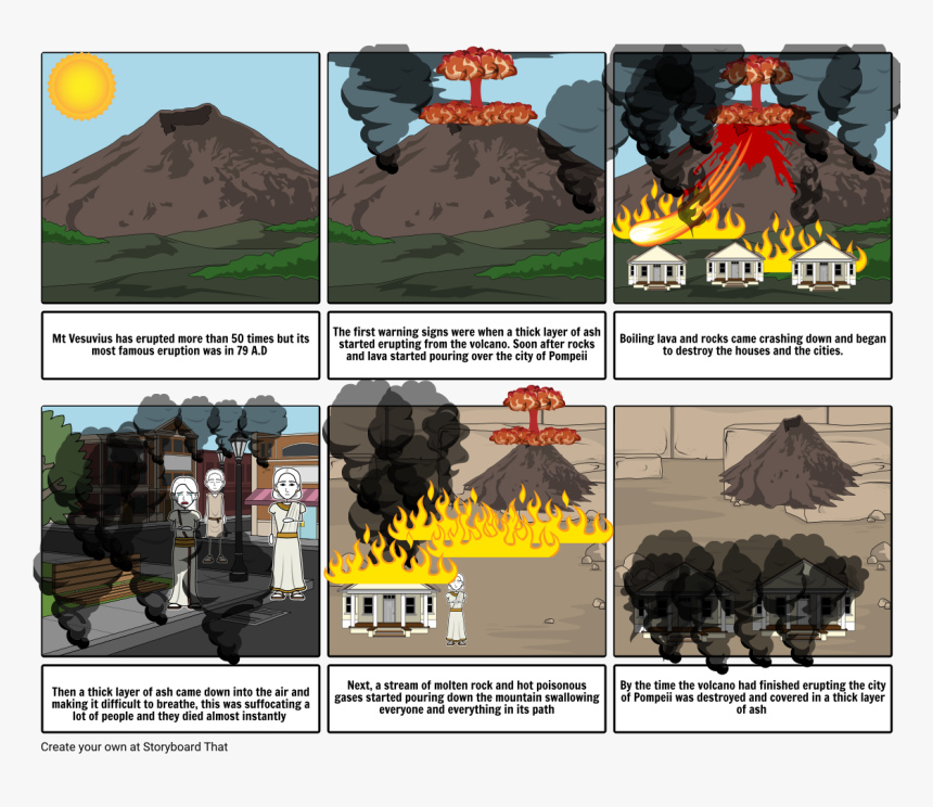 Pompeii Storyboard, HD Png Download, Free Download