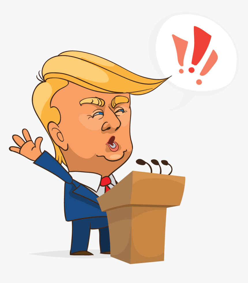 Cartoon Donald Trump Hands, HD Png Download, Free Download