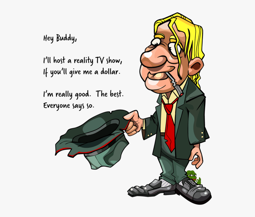 Trump As A Begger, HD Png Download, Free Download