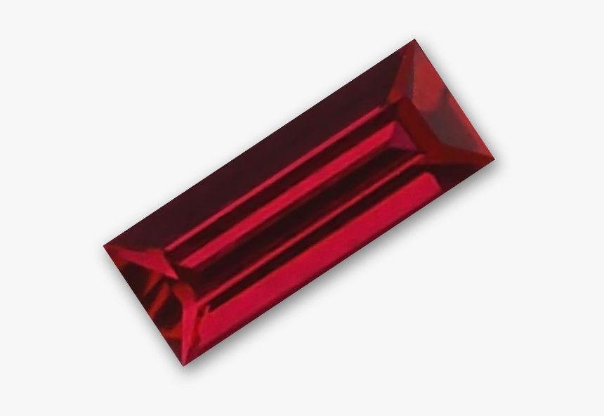 5x2mm Baguette Gem Quality Chatham Lab Grown Ruby - Vase, HD Png Download, Free Download