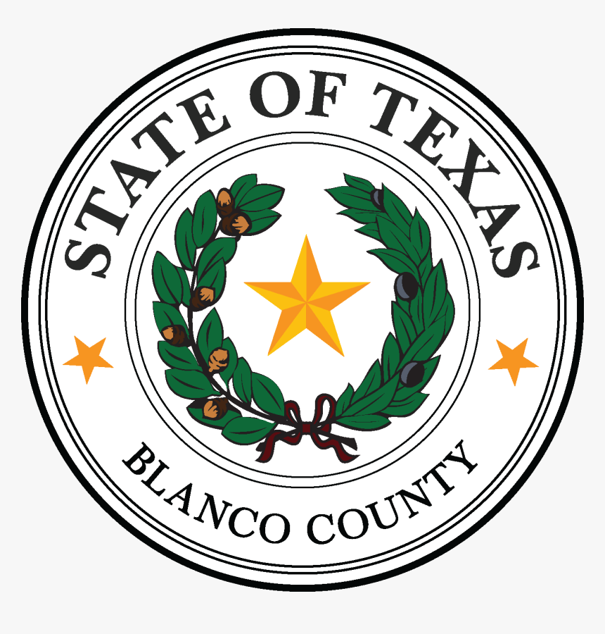 Blanco Seal - Blanco County Texas Logo, HD Png Download, Free Download