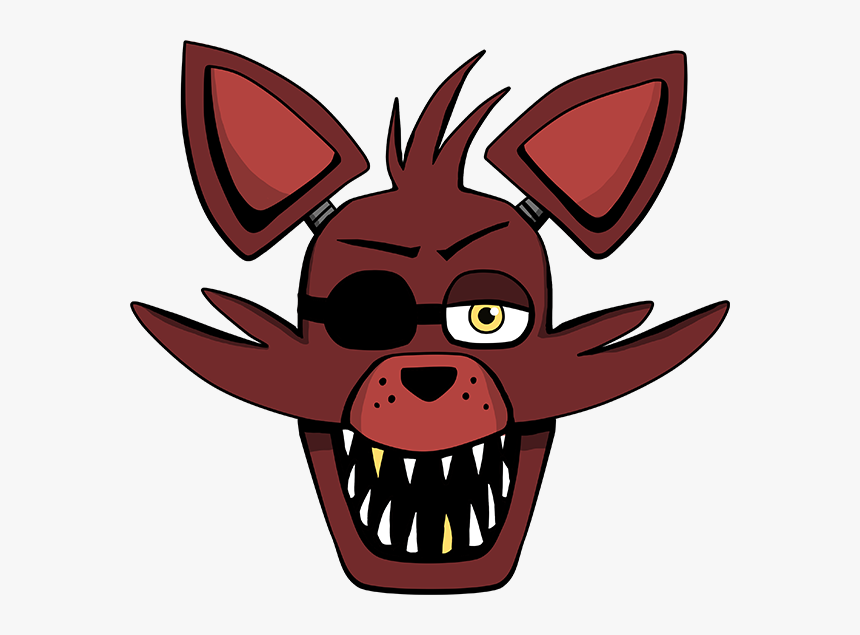 Foxy Head By Kaizerin - Fnaf Foxy Head, HD Png Download, Free Download