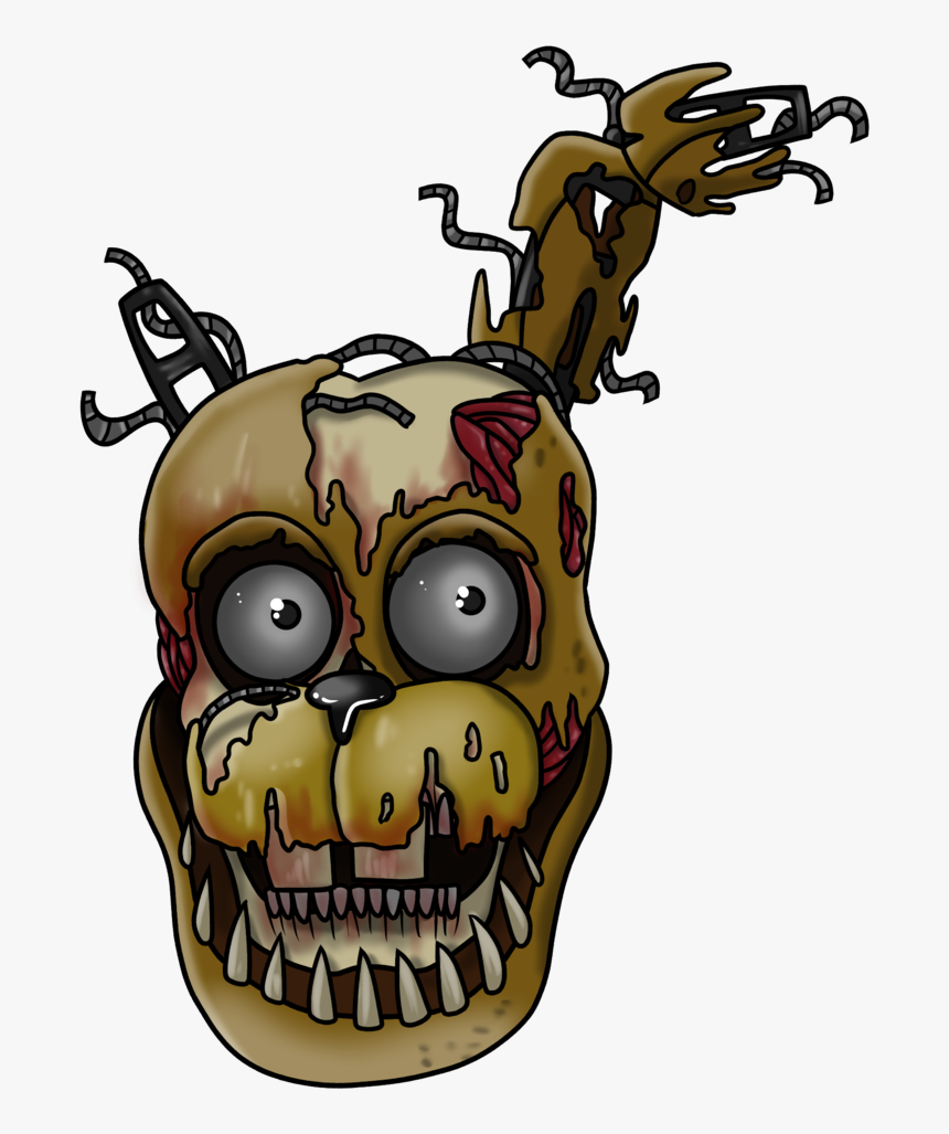 Fnaf Scraptrap Head Hd Png Download Kindpng