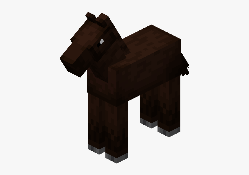 Minecraft Horse Head Png, Transparent Png, Free Download