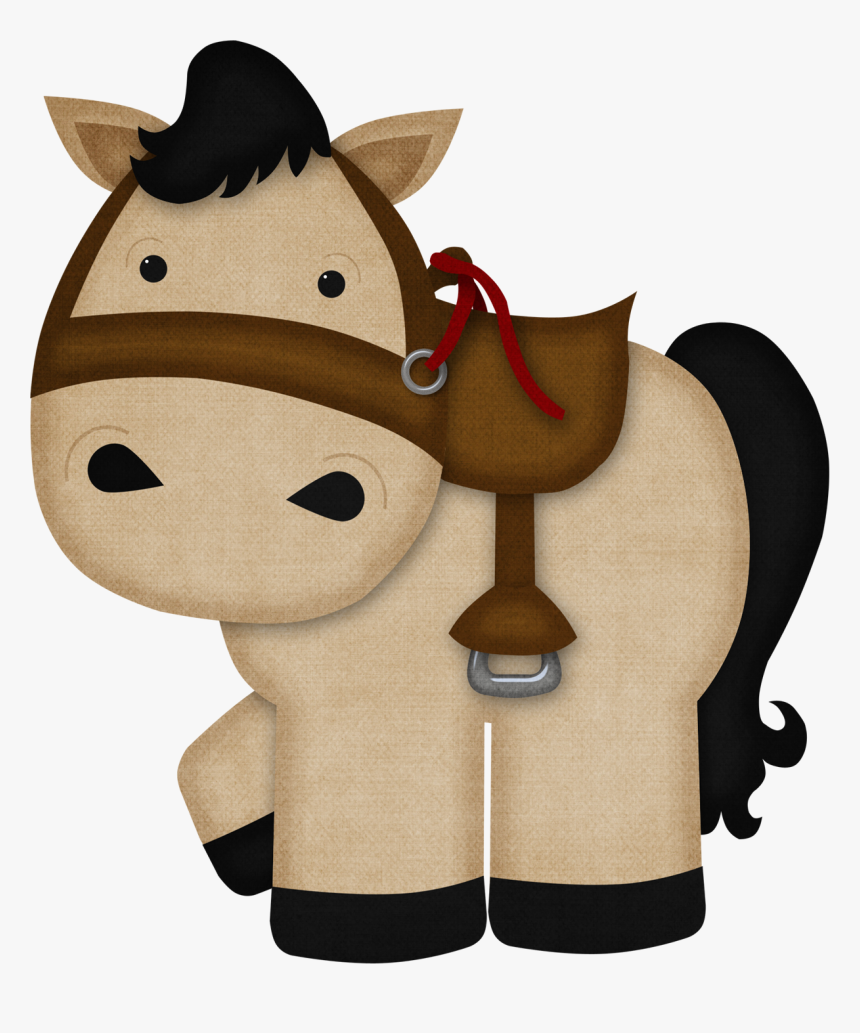 Cute Cowboy Horse Clipart, HD Png Download, Free Download