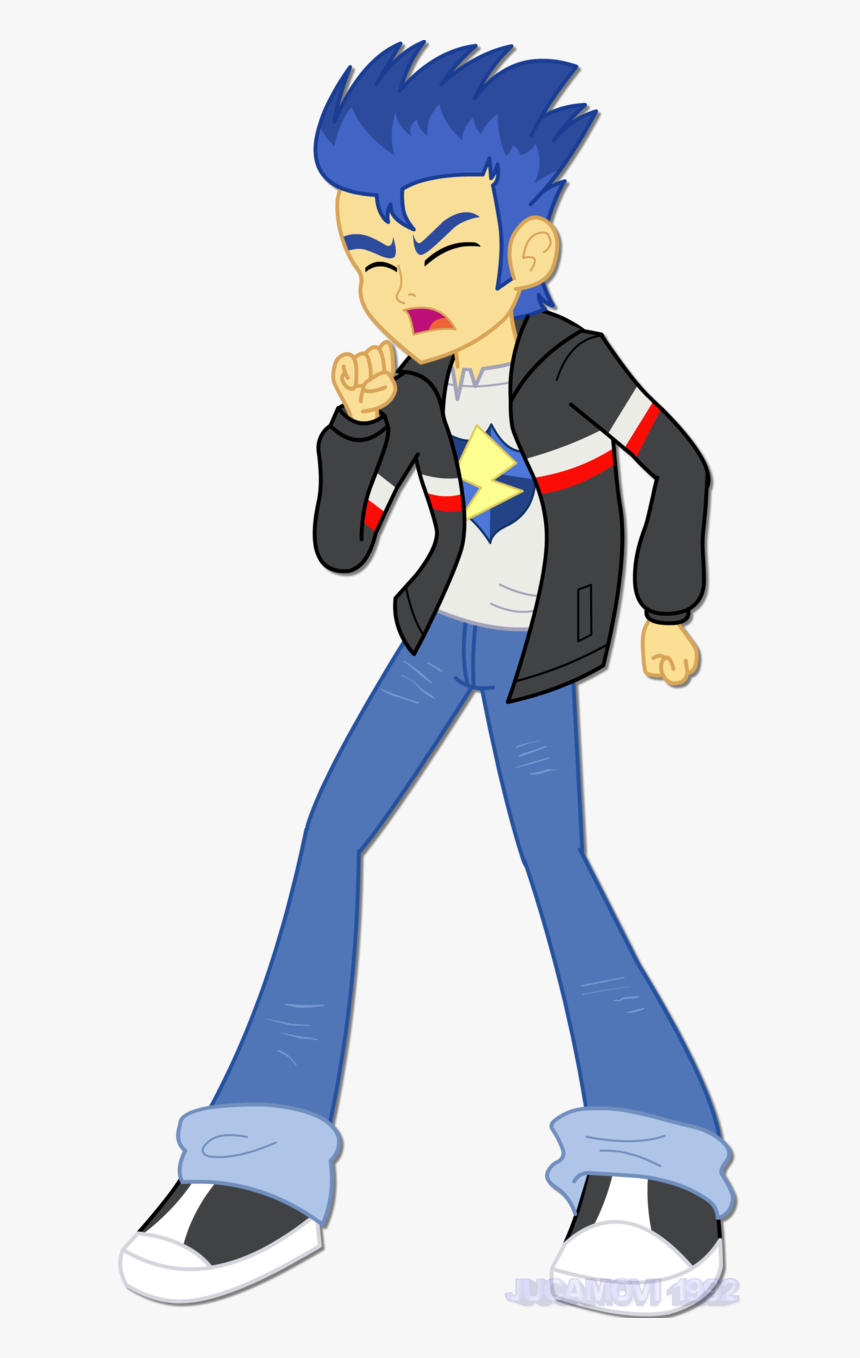 Man Sneezing - Flash Sentry Equestria Girls Png, Transparent Png, Free Download