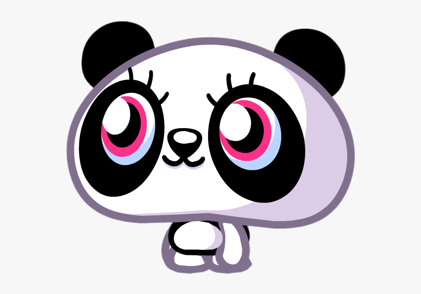 Shishi The Sneezing Panda Looking To The Left Clip - Easy To Draw Moshi Monsters, HD Png Download, Free Download