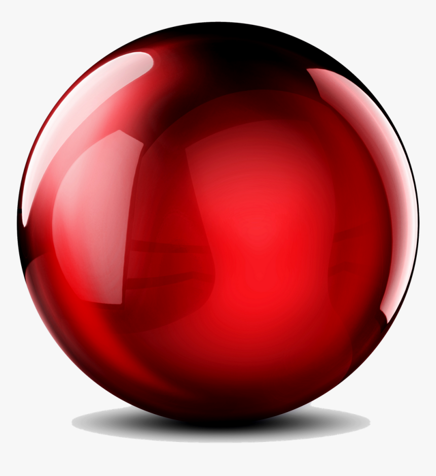 Red,sphere,material - Transparent Background Sphere Png, Png Download, Free Download