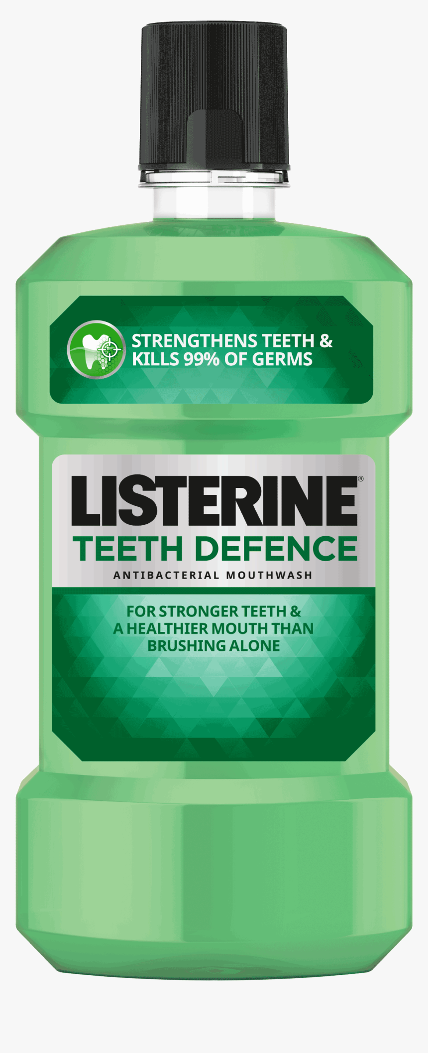 New Listerine Teethdefence Clean - Antiseptic Mouthwash, HD Png Download, Free Download
