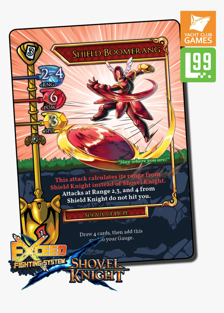 Exceed Card Previews - Exceed Fighting System Shovel Knight, HD Png Download, Free Download