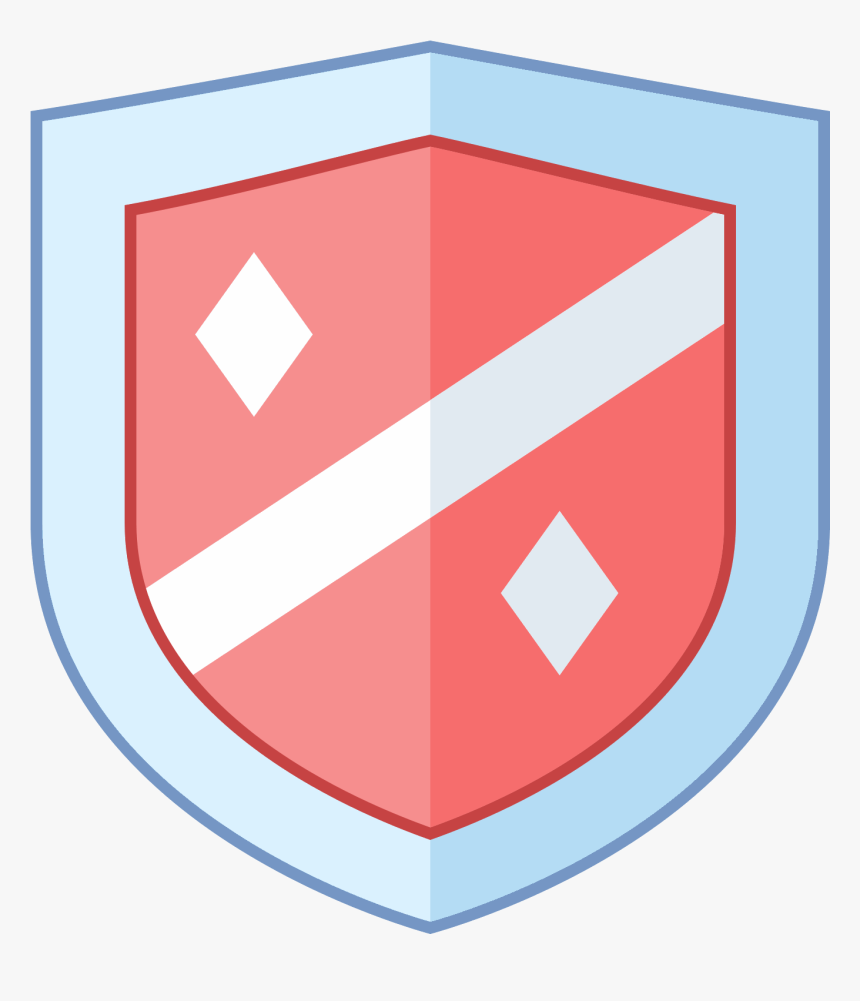 There Is A Single Shield, With An Only Slightly Curved - Crest, HD Png Download, Free Download
