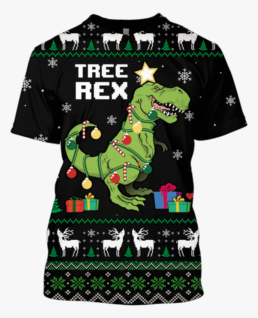 Gearhuman 3d Tree Rex Custom T-shirt - Active Shirt, HD Png Download, Free Download