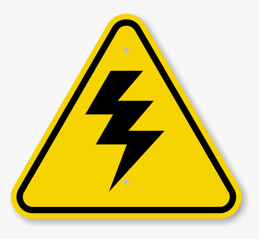 High Voltage Warning Symbol, HD Png Download, Free Download