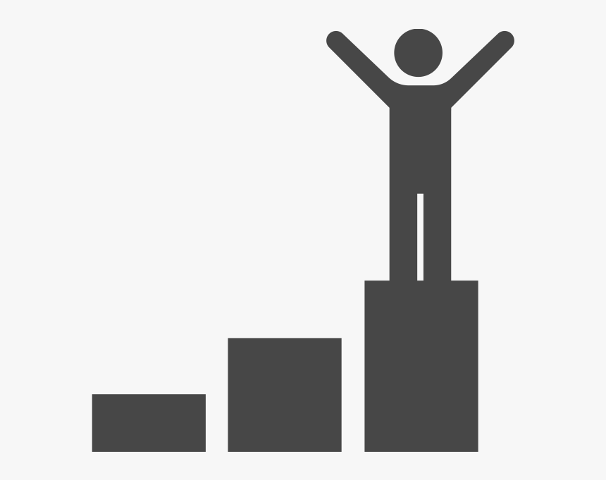 Person Icons Success - Excellence Black And White, HD Png Download, Free Download