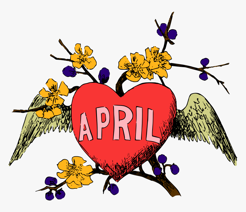 Illustrated Months - April Fool Love Image Free Download, HD Png Download, Free Download