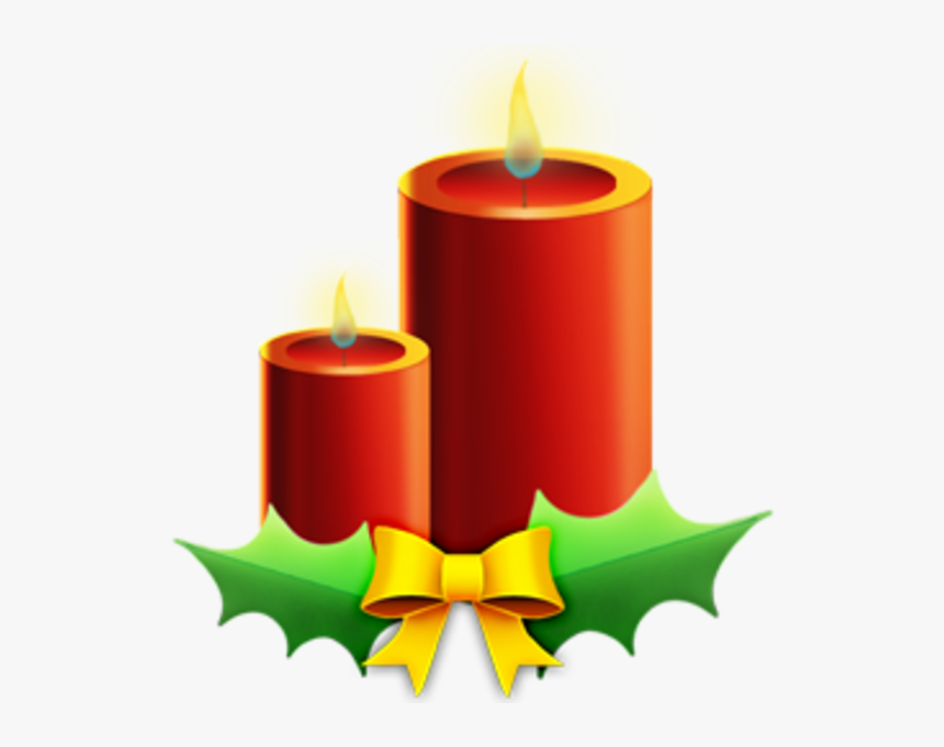Christmas Candle Clipart Png, Transparent Png, Free Download