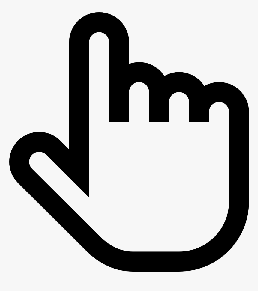 Finger And Thumb Icon - Finger Pointer Icon Png, Transparent Png, Free Download