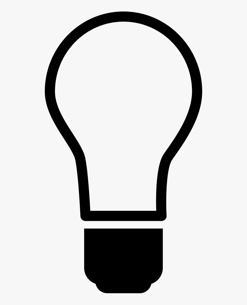 Light Bulb Off - Say No To Tv, HD Png Download, Free Download