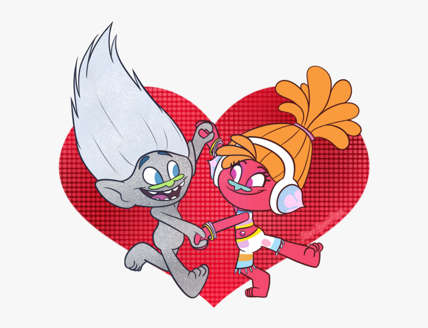 Trolls Guy Diamond And Dj Suki, HD Png Download, Free Download