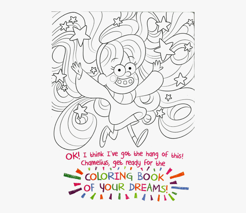 Gravity Falls Don T Color This Book It's Cursed, HD Png Download, Free Download