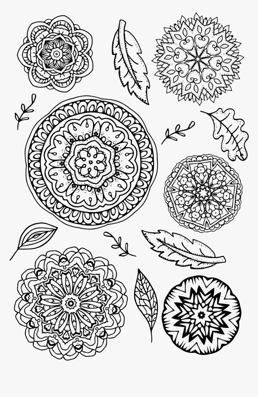 Mandala The 137 Small Mandalas Easy Designs Coloring - Illustration, HD Png Download, Free Download