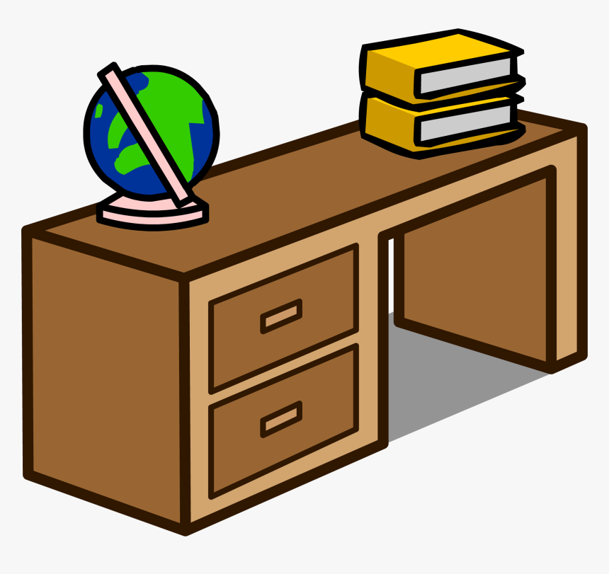 Image Desk Change Clipground Filestudent Sprite Png - Book On Desk Clipart, Transparent Png, Free Download