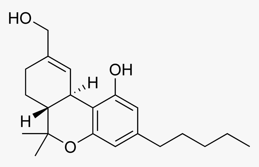 11 Oh Delta 9 Thc - Thc Chemical Structure, HD Png Download, Free Download