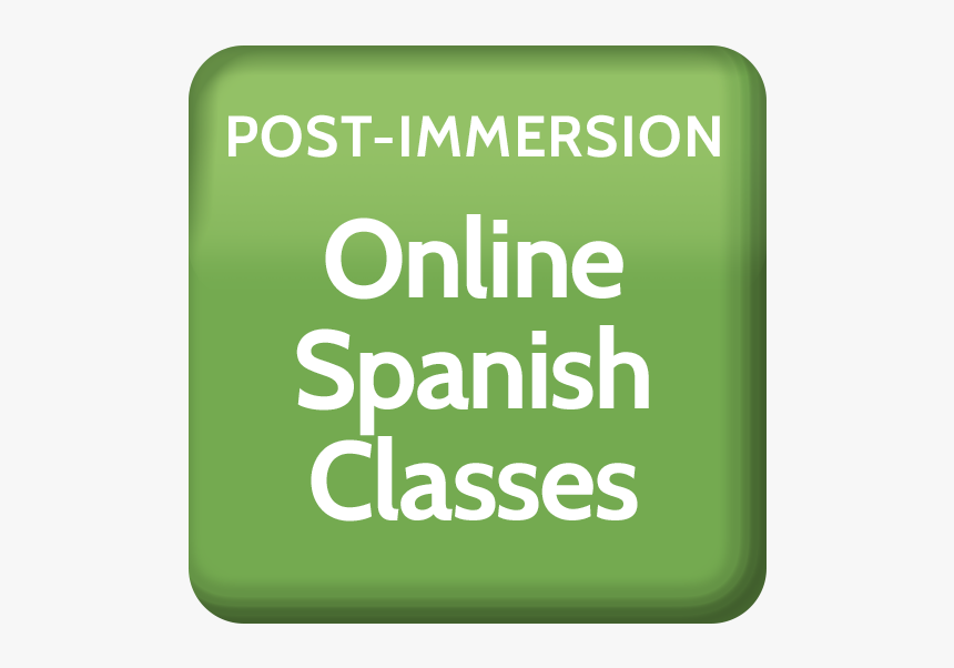 Post-immersion Online Spanish Classes Icon - Sign, HD Png Download, Free Download