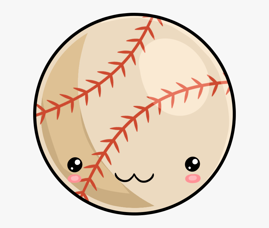 Transparent Hockey Pucks Clipart - Baseball Kawaii, HD Png Download, Free Download