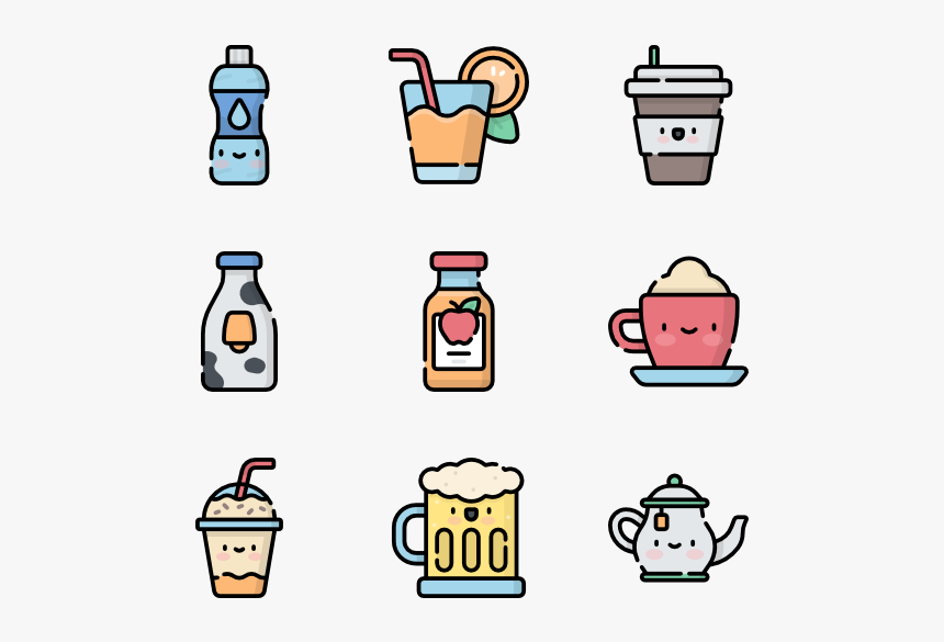 Kawaii Drinks, HD Png Download, Free Download