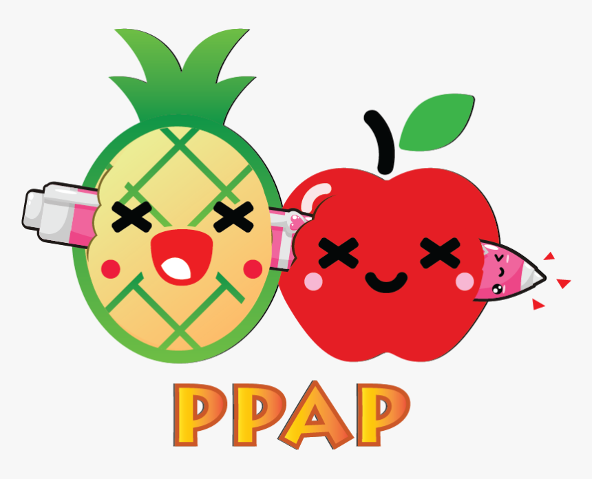 Kawaii Fruits And Pens Messages Sticker-0 - Kawaii Fruits, HD Png Download, Free Download