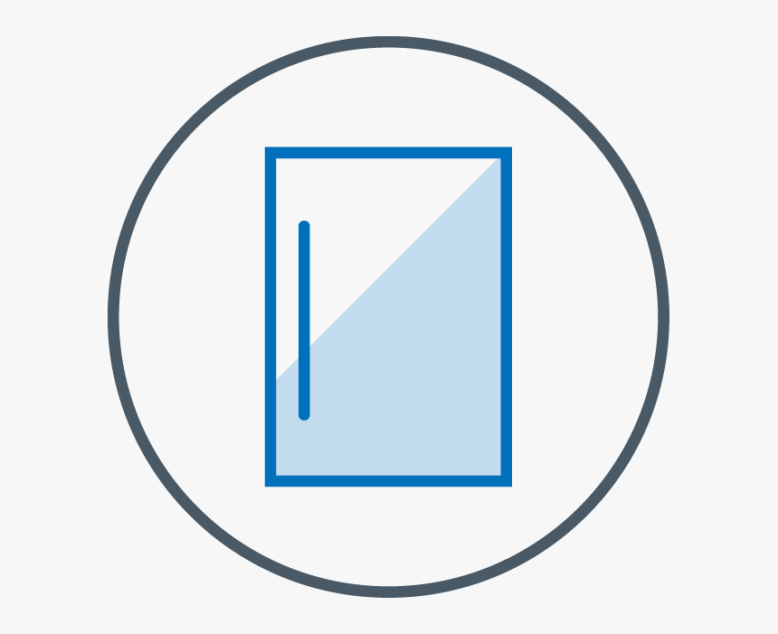 Glass Door Icon New - Disk, HD Png Download, Free Download