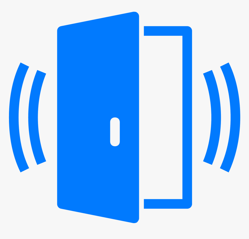 Door Clipart Blue Door - Door Contact Sensor Icon, HD Png Download, Free Download