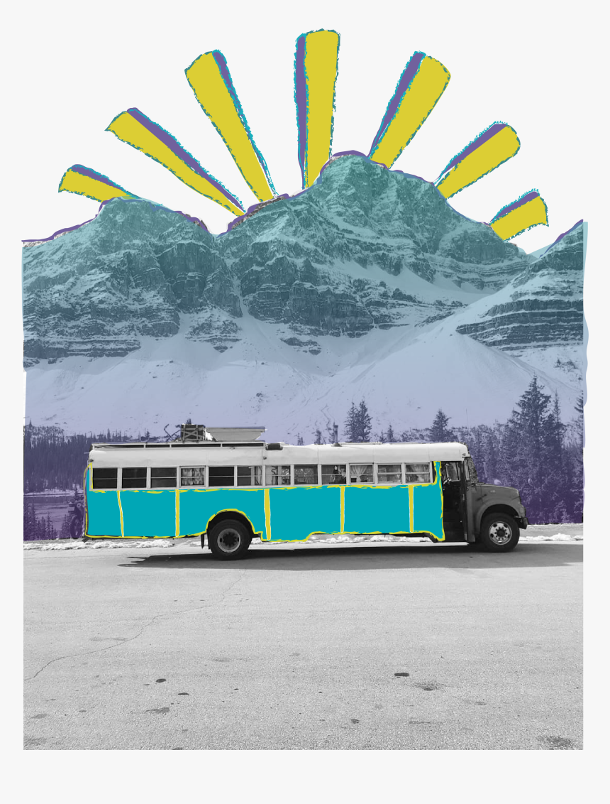 A Schoolie Is A Bus You Call Home - Crowfoot Mountain, HD Png Download, Free Download
