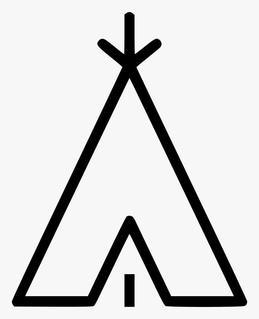 Tent Camp Outdoor Indians America - Cross, HD Png Download, Free Download