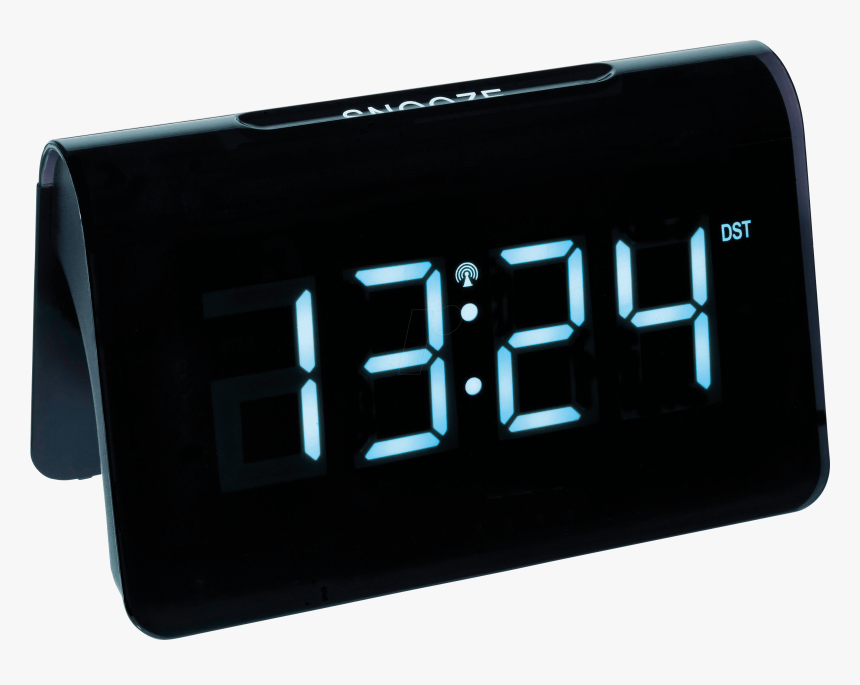 Radio Alarm Clock, Black Tfa Dostmann - Funkwecker Design, HD Png Download, Free Download