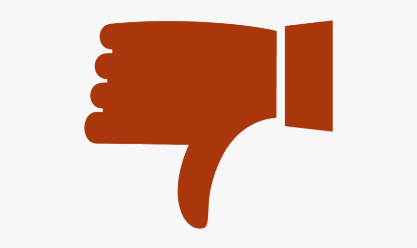 Red Thumbs Down Clipart, HD Png Download, Free Download