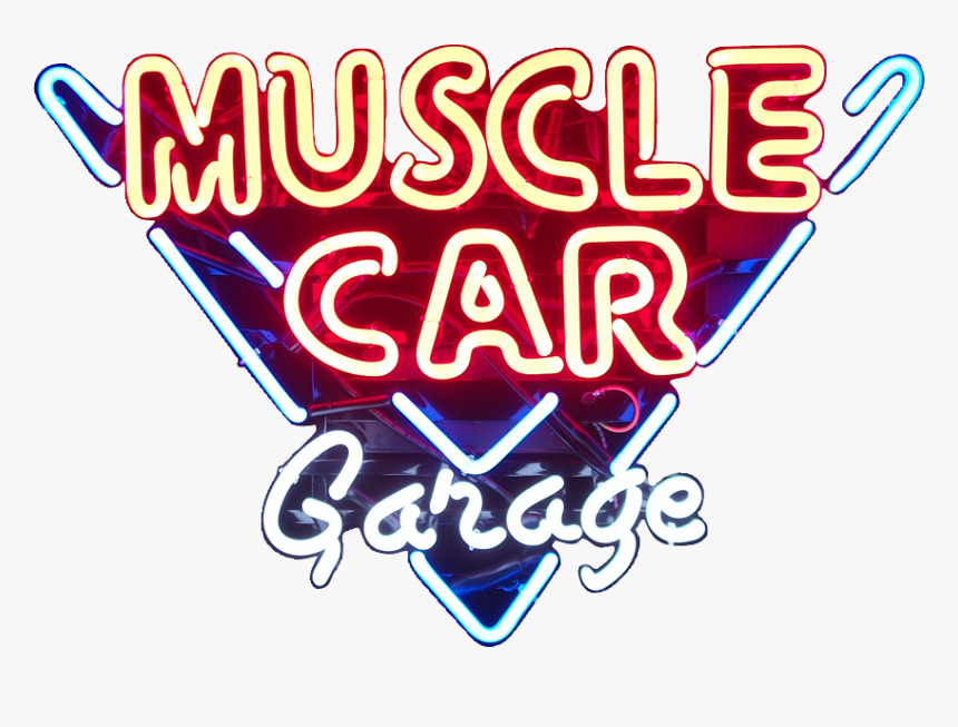 Muscle Car Garage Neon Signs, HD Png Download, Free Download