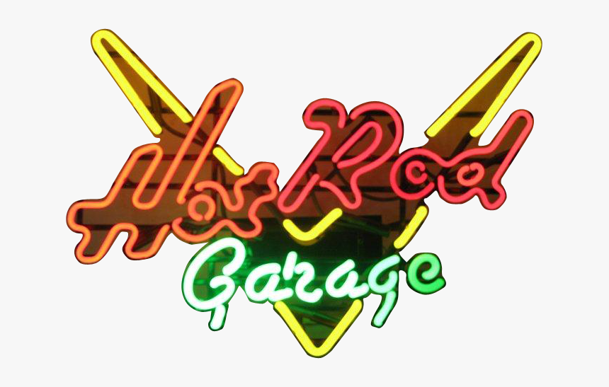 Transparent Neon Signs Png - Hot Rod Neon Transparent Background, Png Download, Free Download