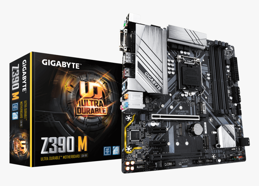 Gigabyte Z390 M, HD Png Download, Free Download