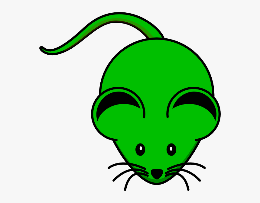 Green Mouse Svg Clip Arts - Blue Mouse Clipart, HD Png Download, Free Download