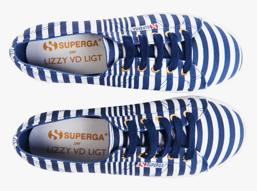 Blue Stripes Png -superga Lizzy Blue Stripes - Superga, Transparent Png, Free Download