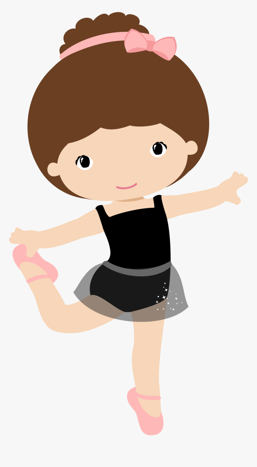 Transparent Dance Party Png - Bailarina Morena Desenho Png, Png Download, Free Download