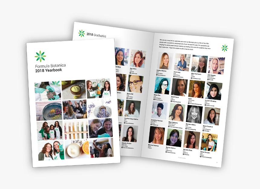 2018 Formula Botanica Yearbook Inside Pages - Paper, HD Png Download, Free Download