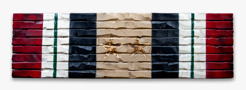 Iraq Campaign Ribbon With 2 Stars"
 Class="lazyload - Plank, HD Png Download, Free Download