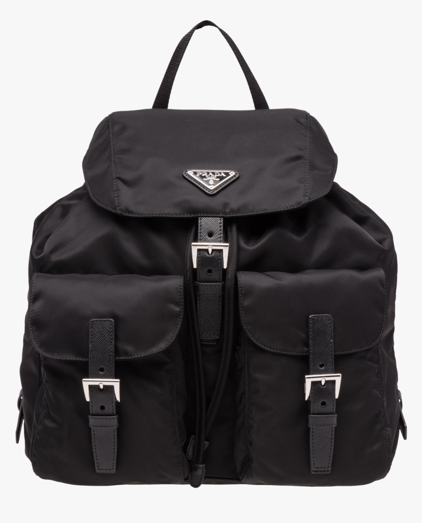 Black - Prada Backpack, HD Png Download, Free Download